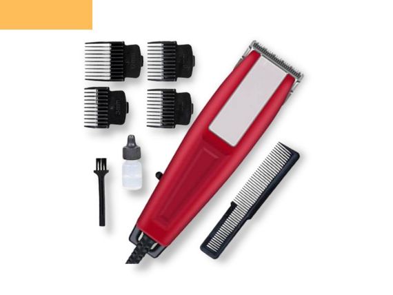 Професійна машинка для стрижки волосся з насадками XRPO GM-1037 червона (GM-1037)