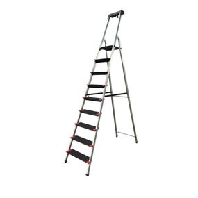 Стремянка двостороння алюмінієва GTM KMH0109BP (1.99 м, 1 секція, 9 сходинок, 9.5 кг)