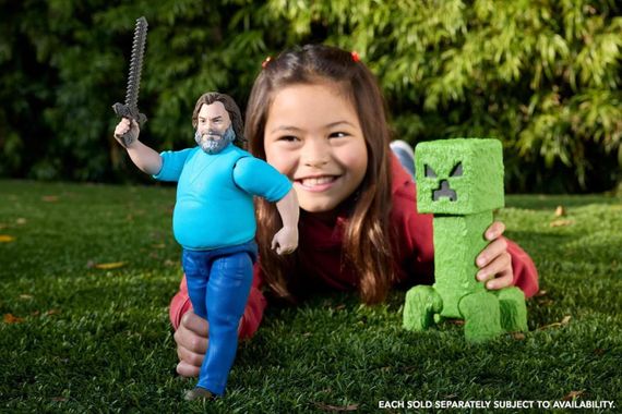 Велика 30см ігрова фігурка Кріпера Оригінал Mattel Minecraft | Зображення 5