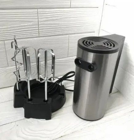 Міксер ручний Rainberg RB-2214 600 Вт 5 швидкостей для кухні на підставці | Зображення 4