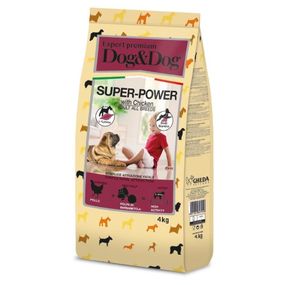 Сухий корм із куркою для собак Gheda D&Dog Expert High Premium Superpower, 4 кг
