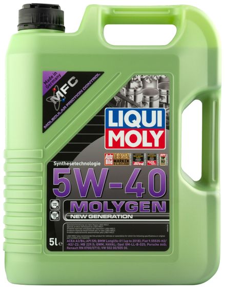 Моторна олива Molygen New Generation 5W-40 5л