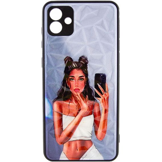 TPU+PC чохол Prisma Ladies для Samsung Galaxy A04, Black in White | Зображення 1