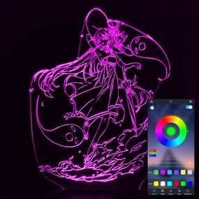 Акриловий світильник-нічник керування з телефона Ху Тао 2 tty-n001296