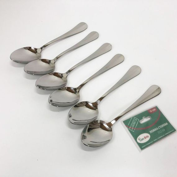 Набір столових ложок Con Brio CB-3209 20 см 6 шт AO-32 | Зображення 1