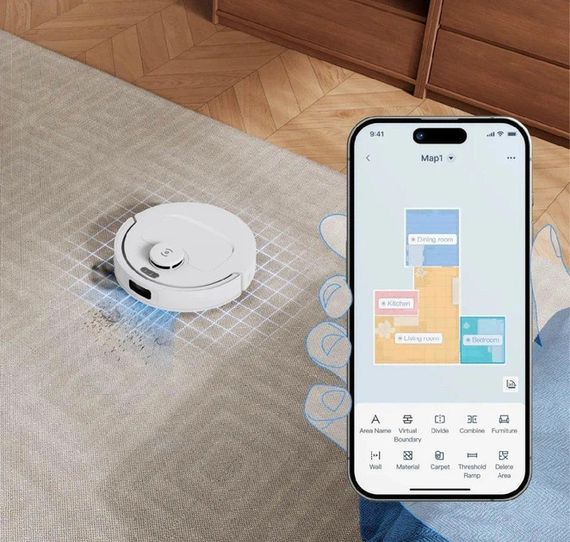 Робот-пылесос моющий ECOVACS Deebot T30C White DLX71 WHITE 45 Вт белый | Зображення 9