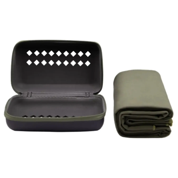Рушник з мікрофібри Tribe Pocket Towel 90х180 см T-LC-0001-2XL, army-green | Зображення 3