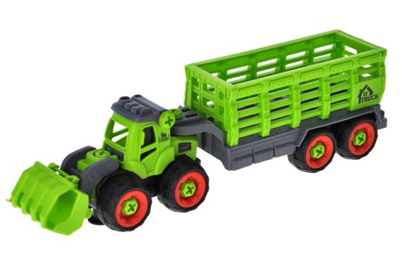 Трактор конструктор CXL900-110A в коробці р.33x8,5x12,5 см YG Toys | Зображення 4