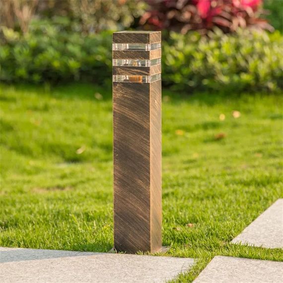 Вуличний ліхтар стовпчик 26221 Золото 59х14х14 см. | Зображення 1