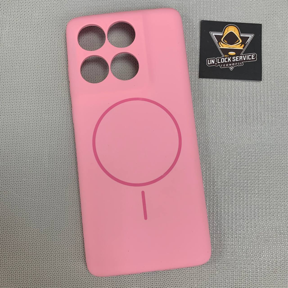 Чохол Motorola Edge 60 Fusion MagSafe SoftTouch М'який Протиударний Рожевий