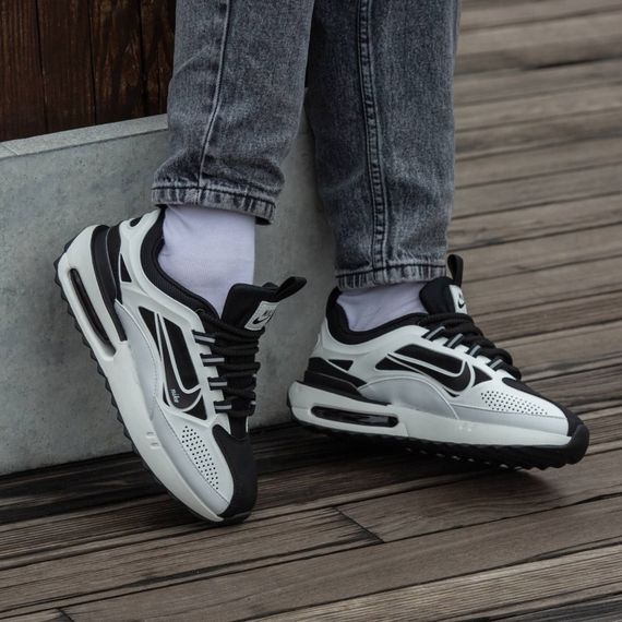 Демісезонні кросівки Nike Air Max колір білий, чорний | Зображення 1