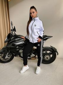 Спортивний костюм унісекс adidas білий