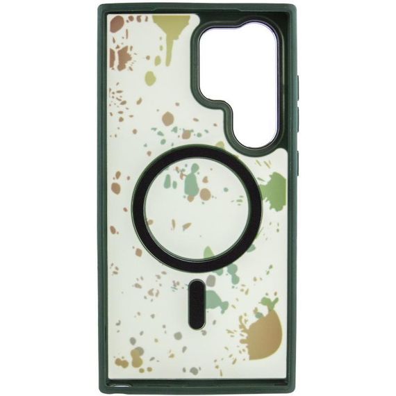 Чохол TPU+PC Flush with Magnetic Fit для Samsung Galaxy S25 Ultra Dark green | Зображення 2