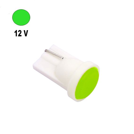 Автолампа Terra T10 / W5W, цоколь W2.1x9.5d, COB, зеленый, 12V, 1W | Зображення 1