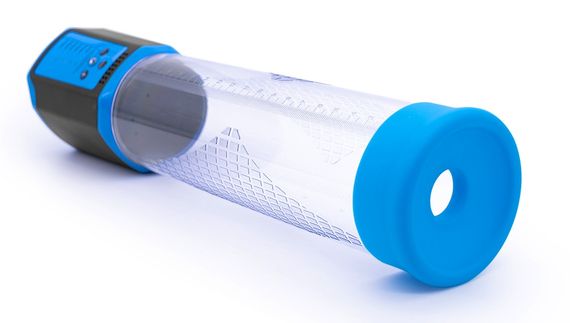 Автоматична вакуумна помпа із зарядкою від USB CANWIN Passion Pump Men BLUE - P638AU Sex Aura | Зображення 3