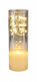 LED свеча KAR283 20 светодиодов 7,5×20 см