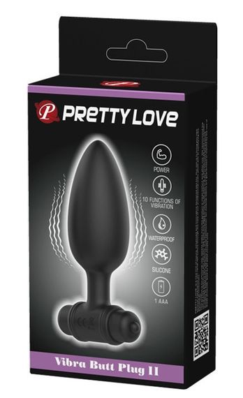 Анальний стимулятор з вібрацією Pretty Love Vibra Butt Plug II, BI-040107 Sex Aura | Зображення 8