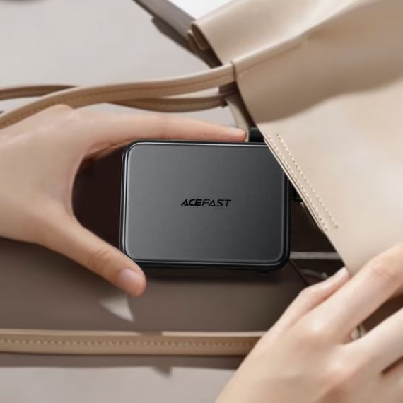 Портативное ЗУ Power Bank Acefast M28 22.5W with cable 10000 mAh Black | Зображення 6
