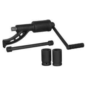 Ключ балонний роторний для вантажівок 1:56, 5000 Нм, головки 32, 33 мм, пластиковий кейс INTERTOOL XT-0004