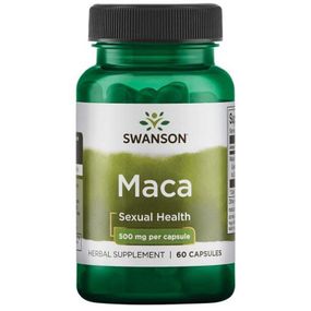 Экстракт корня маки Swanson Maca 500 mg 60 caps