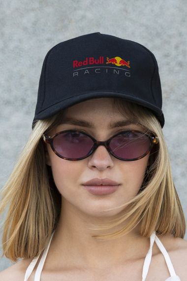 Кепка бейсболка тракер Without з принтом RedBull Black | Зображення 5