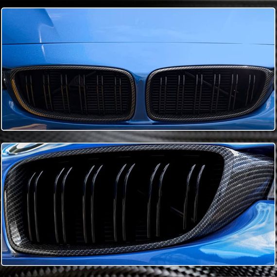 Ніздрі M-Look V1 (Карбон) для BMW 3 серія F-30/31/34 2012-2019 рр | Зображення 2