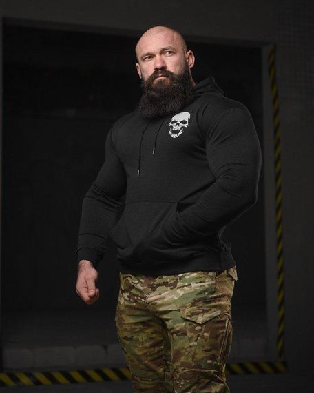 Худі maklin supper чорний НП4892 | Зображення 4