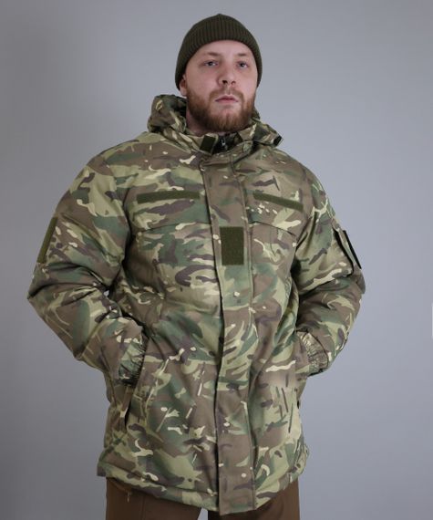 Куртка зимова Ultimatum Ranger Мультикам,Тактична зимова куртка бушлат на флісі | Зображення 2