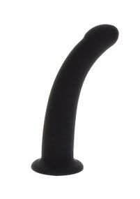 Фалоімітатор страпон Taboom Strap-On Dong Medium чорного кольору, 14 см х 3.3 см Sex Aura