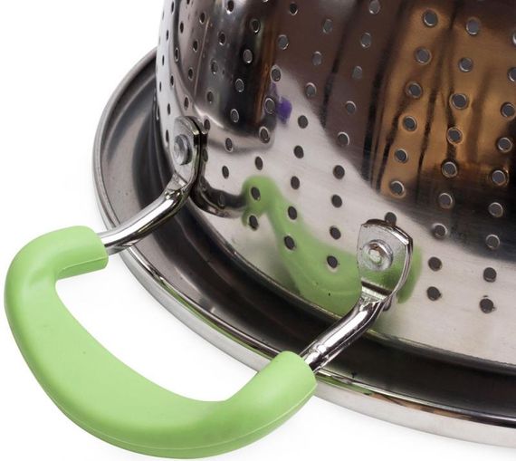 Друшляк Kamille Wiltze Ø22см з силіконовими ручками | Зображення 5