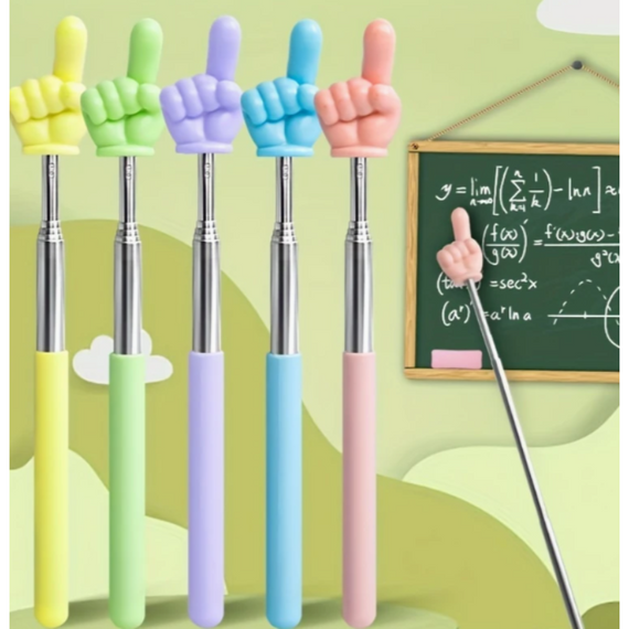 Указка для вчителя, телескопічна портативна указка-тикалка, паличка Пікмі для дітей | Зображення 8