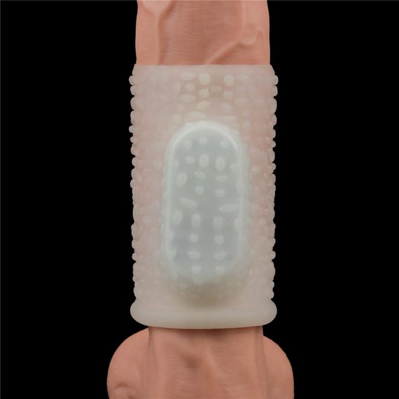 Насадка на член - Vibrating Drip Knights Ring White sexstyle | Зображення 3