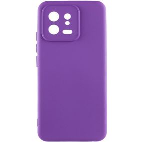 Чохол TPU GETMAN Liquid Silk Full Camera для Xiaomi 13 Фіолетовий / Purple