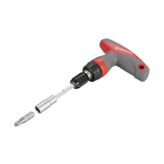 Викрутка Т-подібна з комплектом насадок 29 од. INTERTOOL VT-3330 | Зображення 3