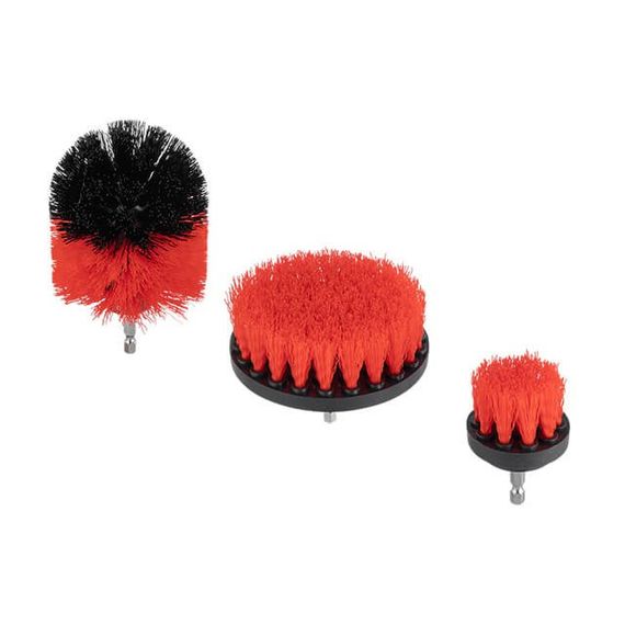Набір щіток нейлонових для дриля 51, 83, 102 мм INTERTOOL BT-0301 | Зображення 1