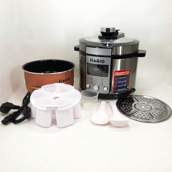 Мультиварка-скороварка MAGIO MG-429, скороварка пароварка мультиварка, PA-597 електро скороварка | Зображення 8