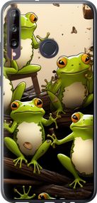Чехол на Huawei P40 Lite E Жабки "5656u-1875-17620"