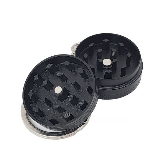 Металлический Гриндер Брелок "Keychain Grinders Black" | Зображення 3