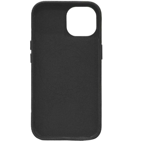 Чехол Denim with MagSafe для Apple iPhone 14 (6.1") Black | Зображення 2