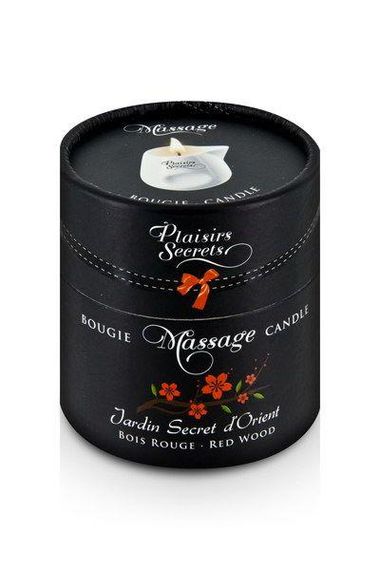 Массажная свеча Plaisirs Secrets Red Wood (80 мл) подарочная упаковка, керамический сосуд sexstyle | Зображення 2