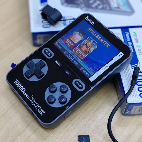 Павербанк Hoco Q47 Shine 10000 mAh, зовнішній акумулятор з LED‑дисплеєм, MagSafe‑сумісний, Type‑C, чорний | Зображення 6