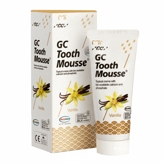 Гель-крем для зубів GC TOOTH MOUSSE, ваніль, 35 мл