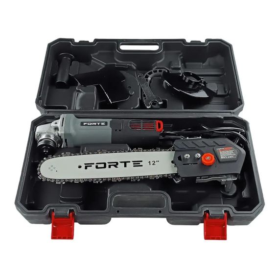 Шлифмашина угловая Forte AGСS1001 2 в 1 108227 1000 Вт серая | Зображення 2