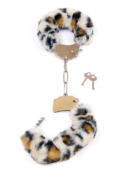 Наручники Fetish Boss Series Furry Cuffs Leopard  Леопардовые One Size | Зображення 1