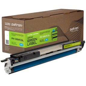 Тонер-картридж Patron HP 126A (CE311A) Green Label, cyan (PN-126ACGL)