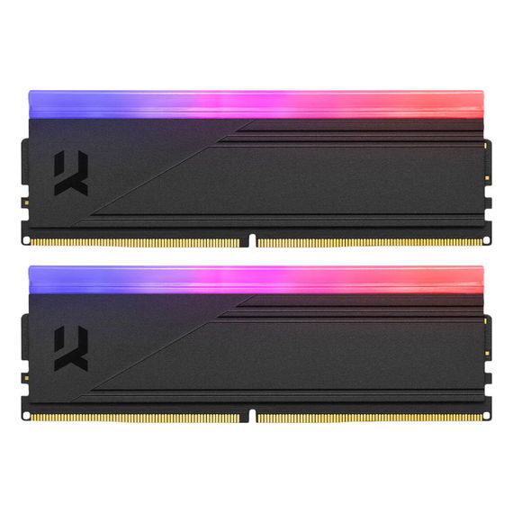 Модуль пам&#039;яті для комп&#039;ютера DDR5 64GB (2x32GB) 6400 MHz IRDM RGB Black Goodram (IRG-64D5L32/64GDC)