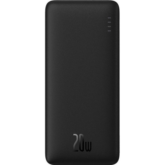 Павербанк Baseus Airpow 20000 mAh, швидка зарядка 20W QC3.0 PD3.0, USB + Type‑C, чорний | Зображення 2