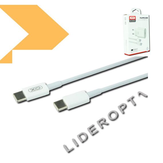 Сетеве зарядне пристрій XO L91EU PD 25W Type-C to Type-C (33604-01_223) | Зображення 3