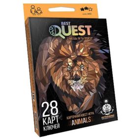 Настольная игра Danko Toys Best Quest. Животные, русский (BQ-01-02)