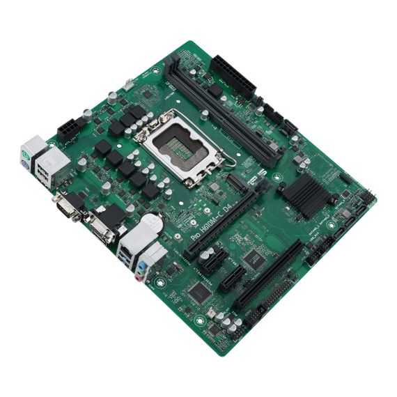 Материнcкая плата ASUS PRO H610M-C D4-CSM s1700 H610 2xDDR4 M.2 HDMI D-Sub mATX 90MB1A30-M0EAYC | Зображення 4